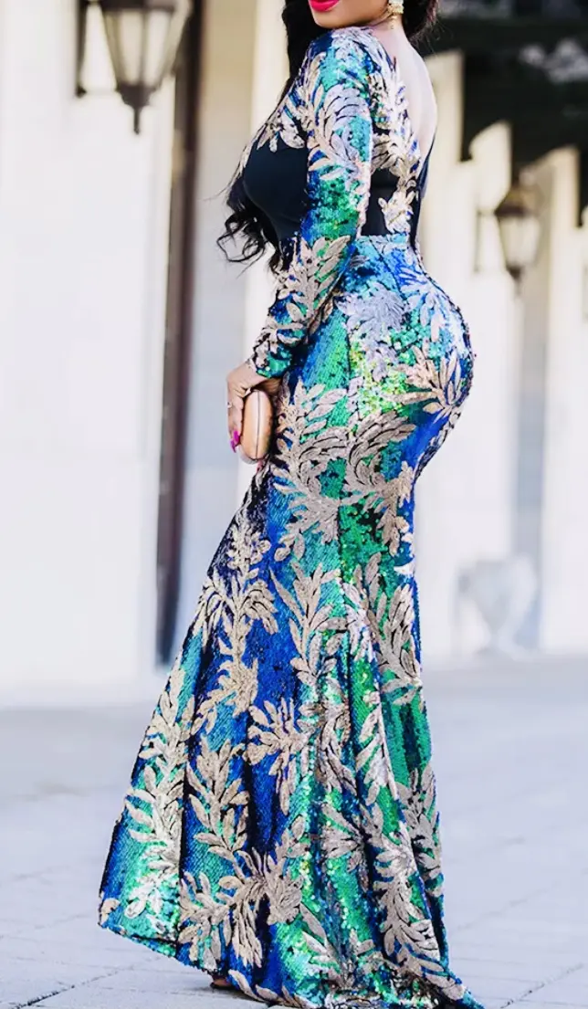 Robe de soirée en paillettes – Image 3