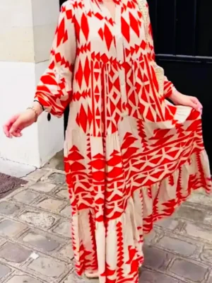 robe bohémienne/robe décontractée/robe fluide/robe ample/robe surdimensionnée/robe d'été/robe de printemps/robe florale/robe à motifs/Lyon centre/Marseille/Montpellier/Toulouse/Roanne/Nîmes/Nice/Troyes/Thiers/Grenoble/Valence/Thiers/Ile-de-France/Paris/France